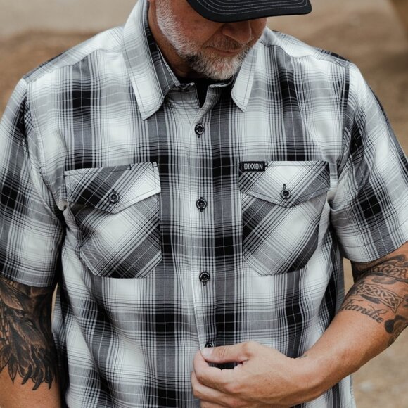 Dixxon SUTHERLAND 5YR Short Sleeve Bamboo Shirt - Men's M - Picture 6 of 11